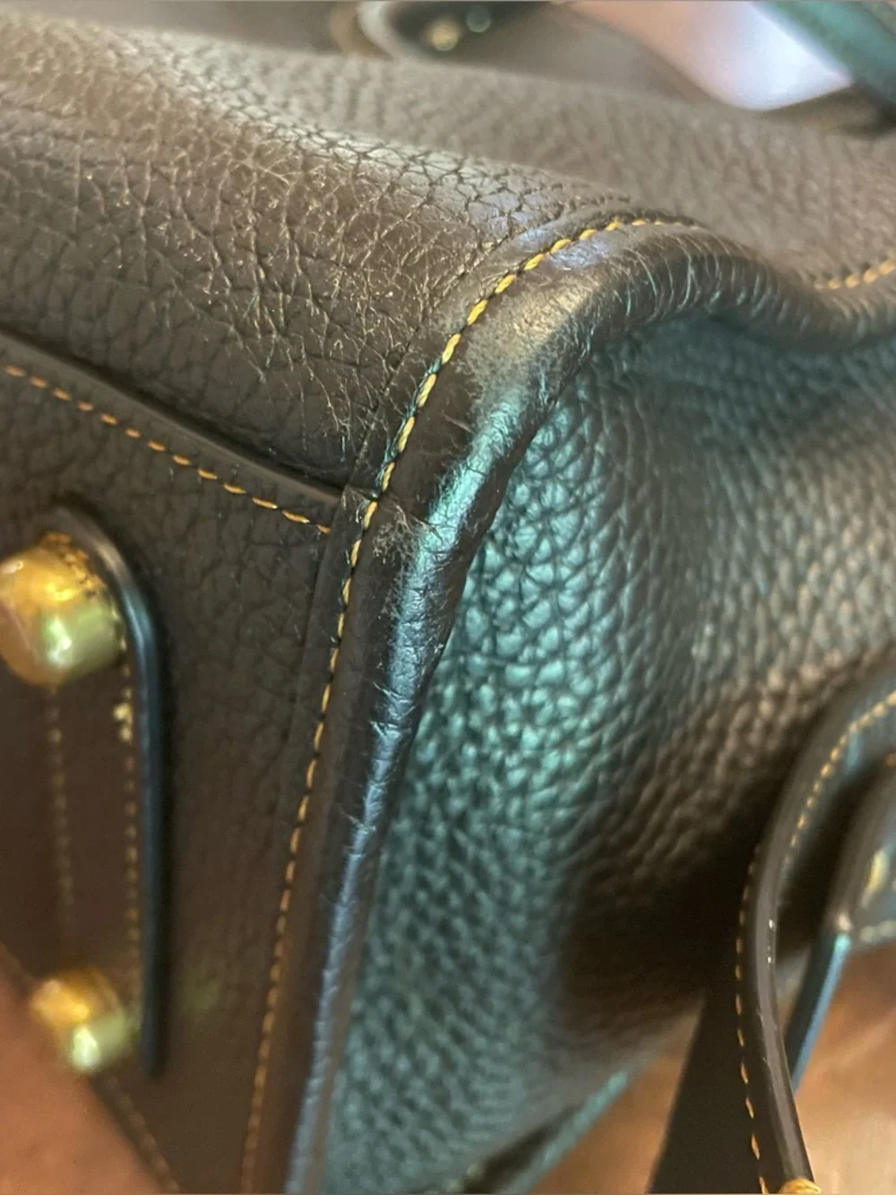 Coach Rogue 30 Glove Tanned Leather - Black - Brass - Shoulder / Crossbody Bag - Picture 16 of 16